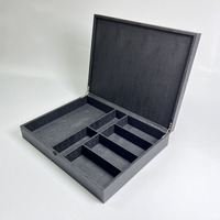 Boîte de rangement de bureau en cuir, plateau à café de luxe en cuir gaufré, plateau de tiroir en cuir, présentoir de produits de beauté, boîte de rangement en cuir