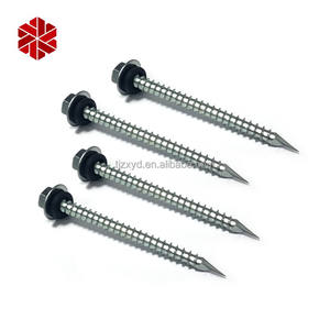 Parafuso Auto Brocante C1022 Galvanizado Espada Punto Cola Cabeza Hexagonal Tek Tornillo 12mm M6 - Product Image 3