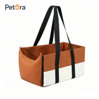 Sac de transport matelassé de luxe Petora pour chien, anti-rayures, pour l'extérieur et la voiture
