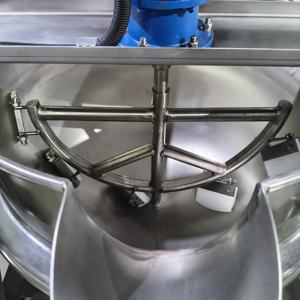 50-industrial endüstriyel pişirme Pot ceketli elektrikli domates püresi ketçap sos mikser ceketli su ısıtıcısı ile mikser pişirme su ısıtıcısı - Product Image 6