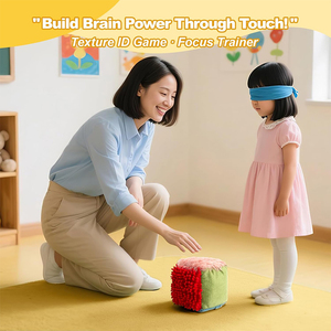 Jouets cubes <span class=keywords><strong>d</strong></span>'activités en peluche douce de couleur personnalisée en usine, <span class=keywords><strong>6</strong></span> jouets sensoriels tactiles différents pour le <span class=keywords><strong>d</strong></span>éveloppement des tout-petits, jouets éducatifs précoces pour bébés - Product Image 4
