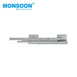 Système de glissières de tiroir dissimulées sous le meuble, gris, double paroi, 167 mm, pour rangement de cuisine, système de tiroirs ultra-plat - Product Image 5