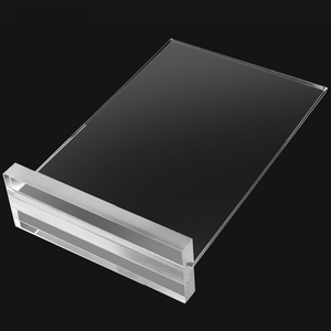 Nguồn nhà máy tùy chỉnh kích thước bảng sử dụng truy cập tác phẩm nghệ thuật hiển thị đứng A4 /A5/A6 Máy tính để bàn trong suốt Acrylic chủ thẻ dấu hiệu - Product Image 6