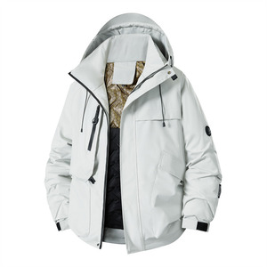 Veste rembourrée en coton au graphène, doublure polaire, épaisse, coupe-vent, pour le travail, avec doublure intérieure, idéale pour l'hiver - Product Image 1