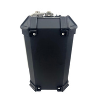 Valise latérale de moto en alliage d'aluminium 25L, boîte de rangement étanche pour voyage en moto, vente en gros d'usine