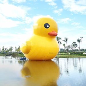 Ballon gonflable d'extérieur motif canard jaune avec impression UV, fabriqué au Vietnam, alimenté par une pompe à air électrique, divers designs, durable, compatible prise secteur - Product Image 1