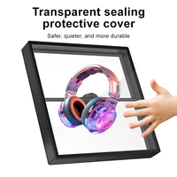 Panneau holographique d'origine de l'usine 45cm affichage LED 3D 50cm équipement d'hologramme de couverture carrée pour une utilisation en intérieur ODM/OEM disponible