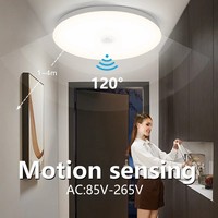 Crépuscule à l'aube nuageux baie câblé montage d'occupation Pir détecteur de mouvement interrupteur encastré plafond LED capteur lumières
