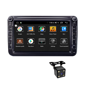 Cho VW Polo Golf Passat Skoda đài phát thanh headunit thiết bị đôi 2 DIN 8inch Quad Octa-core Android Car Stereo GPS navigation Carplay - Product Image 3