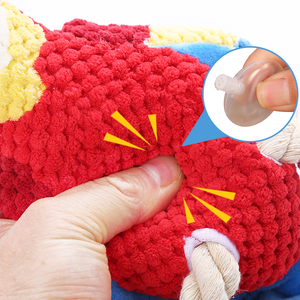 Manufacturer <strong>Wholesale</strong> Rope Tough Dog Chew <strong>Toys</strong> Red <strong>Parrot</strong> Dog Plush <strong>Toy</strong> Dog <strong>Toy</strong> - Product Image 5