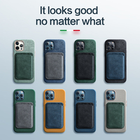 Étui Portefeuille Magnétique Personnalisé en Alcantara pour Téléphones Mobiles iPhone Samsung Oppo – Sacs pour Téléphones Portables