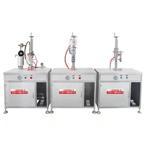 customized semi automatic bov aerosol filling machine aerosol spray paint pneumatic filling machine