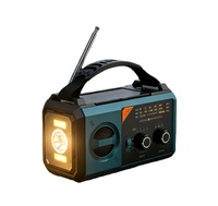 Radio portable multifonctionnelle AM/FM/WB de haute qualité 20000mAh avec manivelle solaire d'urgence