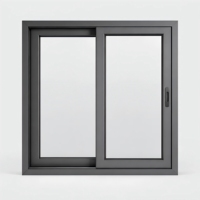 Fenêtre coulissante double vitrage en aluminium avec verre Low-E et moustiquaire – Offre spéciale