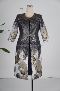 Nouvelle Collection 2024 : Robes de Cérémonie Longueur Genou pour Femmes, Grande Taille, Motif Feuilles, 100% Polyester, Personnalisables pour Événements Religieux - Product Image 3