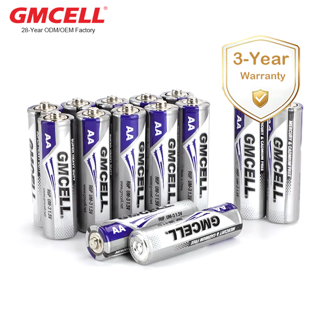Double A Zinc Carbon Battery 1.5V AA Battery R6P Super Dry Cell Battery For Clock