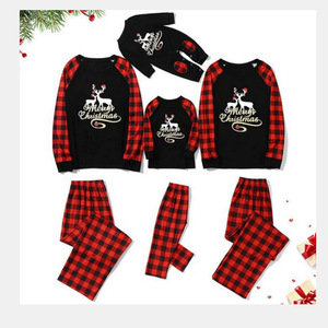 RUIQUWIN Wholesale Custom Christmas <b>Pajamas</b> Family <b>Matching</b> New Year Print Long Sleeve <b>Pants</b> for <b>Women</b> and <b>Men</b> - Product Image 4