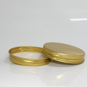 Tapas de botella de 63mm de diámetro Tapas de rosca de aluminio de metal plateado 63/400 para contenedores de tarros - Product Image 2