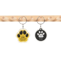 Étiquette d'identification pour animaux de compagnie en époxy NFC, anti-perte, étiquette intelligente pour chien et chat, étiquette RFID personnalisée en usine pour l'identification des animaux