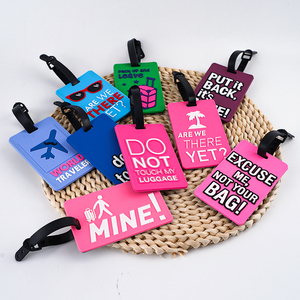 In PVC Cao Su Tên Nhãn Tag Tùy Chỉnh Sinh Viên Túi Du Lịch Khuyến Mại Quà Tặng Chủ Bền Mềm ID Vali Hành Lý Tag - Product Image 3