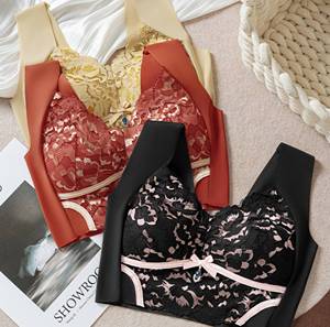 Soutien-gorge dos nu pour femme, style adolescent, push-up pour petite poitrine, minimiseur pour grande poitrine, soutien-gorge intime fin en nylon sans couture - Product Image 4