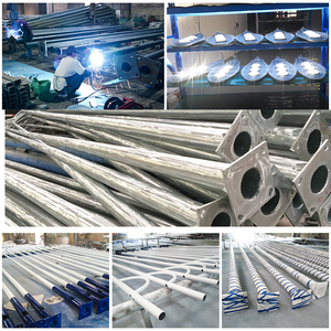 High Quality LECUSO 6M-9M Hot Dip Galvanized Steel LED Street Light <b>Pole</b> With 10-Year Warranty and 20+ Year Lifespan High Qualit - Product Image 4