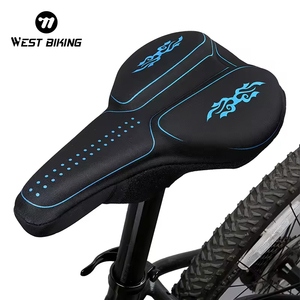 Housse de coussin de selle de vélo en gel, coussin de selle de vélo, pour adulte, vtt - Product Image 1