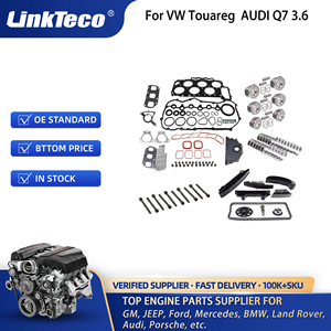 Linkteco tam conta seti 6x pistonlar yüzük başkanı cıvata motor rulmanı zamanlama zinciri kiti VW Touareg 06-10 için AUDI Q7 VW VR6 BHK - Product Image 6