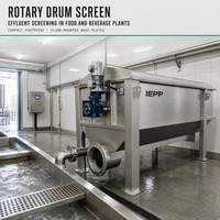 Saringan Drum Putar Stainless Steel 316L untuk Pra-Pengolahan Air Limbah