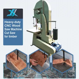 Máquina de sierra de madera CNC de alta resistencia JX, aserradero de banda vertical, sierra de corte de troncos comercial para madera