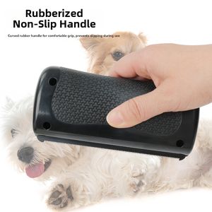 Strumento di Toelettatura per Animali 3-in-1 Spazzola Deshedding Forbici Diradanti e Pettine Curry per Conigli - Materiale PP/ABS Bestseller - Product Image 3