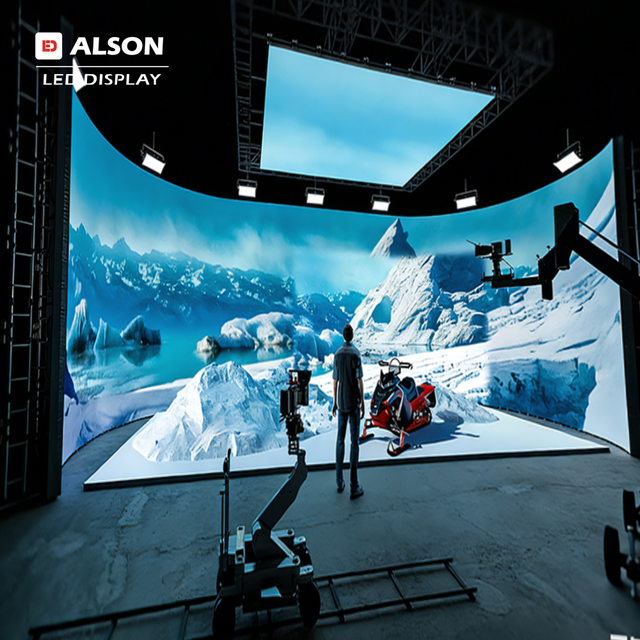 ALSON LED High-Quality 7680Hz P1.9 P2.6 XR Studio Video Background Display Wall LED Virtual Immersive Room Production Screen