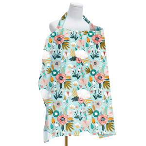 Paño de Cubierta para Alimentación al Aire Libre, Multifuncional, Bufanda de Maternidad y <span class=keywords><strong>Lactancia</strong></span> con Estampado Floral, Cubierta para <span class=keywords><strong>Lactancia</strong></span> - Product Image 5