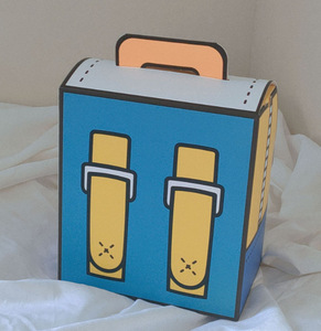 Dễ thương phim hoạt hình kẹo Hộp quà tặng cho trẻ em ngày sinh nhật 250g giấy schoolbag túi xách cho các sự kiện lễ hội - Product Image 6