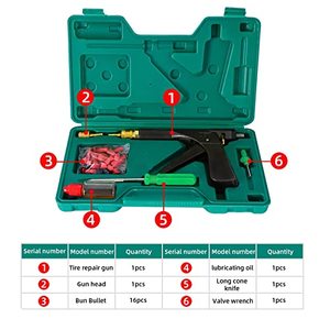 Kit de Reparación de <span class=keywords><strong>Pinchazos</strong></span> de Neumáticos sin Cámara de 20 Piezas con Tapón de Hongo para <span class=keywords><strong>Pinchazos</strong></span> y Desinflados en Automóviles, Motocicletas, Vehículos Todoterreno y Camiones - Product Image 5