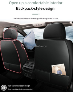 Coprisedili Auto in Pelle Verde, Eleganti e Traspiranti, Universali per Tutte le Stagioni, per <span class=keywords><strong>Opel</strong></span> Astra <span class=keywords><strong>Corsa</strong></span> Mokka Crossland - Product Image 3
