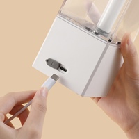 Distributeur de savon automatique moderne ABS de qualité supérieure, ensemble de distributeur de savon pour toilettes activé par capteur, brosse à vaisselle, recharge USB, lithium