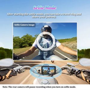 <span class=keywords><strong>Vsys</strong></span> 4.5 ''LCD มอเตอร์ไซค์ Dash CAM กล้อง1080P 3ช่อง140หน้าจอมุมกว้างพร้อม GPS TPMS โหมดจอดรถกล้องมอเตอร์ไซค์ - Product Image 2