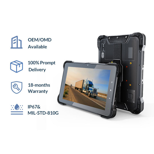 3Rtablet Industrial 10 Inch Android 13 Octa Core Rugged Tablet PC IP67 8GB RAM E-SIM Card GPS RS232 Canbus RJ45 for Fleet