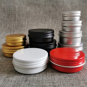 Pot en Aluminium doré de 1oz, 30ml, 1oz, petits boîtes rondes en étain et métal, haute qualité, livraison gratuite - Product Image 6