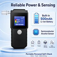 Alcootest numérique à capteur semi-conducteur, analyseur d'haleine portable, détecteur d'alcool pour la sécurité à domicile et pour les conducteurs