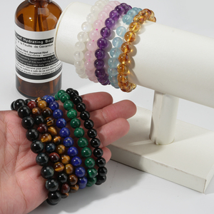 Wholesale Trendy Multicolor <b>Healing</b> <b>Crystal</b> for <b>Bracelet</b> 6/8/10/12 mm Natural Stone <b>Crystal</b> Beads Gemstone Fashion Beaded - Product Image 1