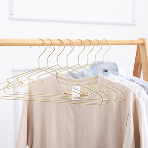 Quần áo kim loại vàng Áo sơ mi móc với khả năng chịu lực mạnh mẽ Áo khoác phù hợp với móc treo quần áo treo giá treo - Product Image 4