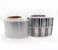Étiquette métallique de haute qualité, autocollant étanche en aluminium pour pare-chocs, code à barres 3D fenêtre corporelle, longue, personnalisée, 1 pièce