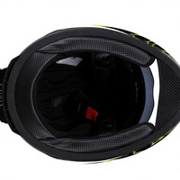 Casque de moto intégral personnalisé avec feu arrière LED, double visière, certifié DOT, en ABS, fabricant OEM, vente en gros directe d'usine