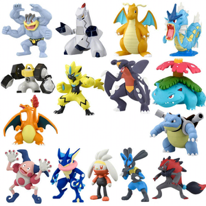 Figurines Pokémon Tomy authentiques en plastique pour décoration de bureau, modèle <span class=keywords><strong>jouet</strong></span> cadeau Groudon Pikachu Charizard pour les enfants de 4 à 6 ans, boîte colorée - Product Image 1