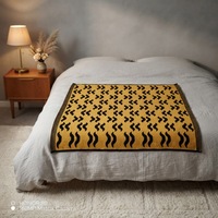 Tapis de sol polyvalent en coton pur tissé à la machine, moelleux à poils moyens, pour salon et chambre à coucher, décoration intérieure