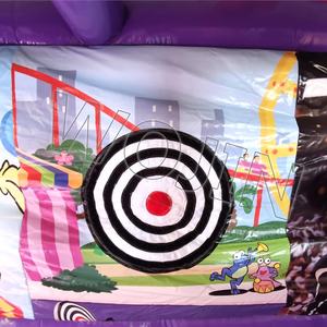 Meilleur Vente <span class=keywords><strong>Grand</strong></span> Carnaval Gonflable Côté Décrochage Tir Jeux Peigne 4 dans 1 Gonflable Videur Sport Jeu Offre Spéciale - Product Image 3