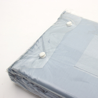 Sac en PVC transparent de haute qualité avec boutons pour l'emballage de draps de lit sur mesure