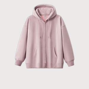 <span class=keywords><strong>Felpa</strong></span> personalizzata con cappuccio in Denim 100% in cotone con cerniera imbottita e cappuccio da uomo per l'autunno - Product Image 5